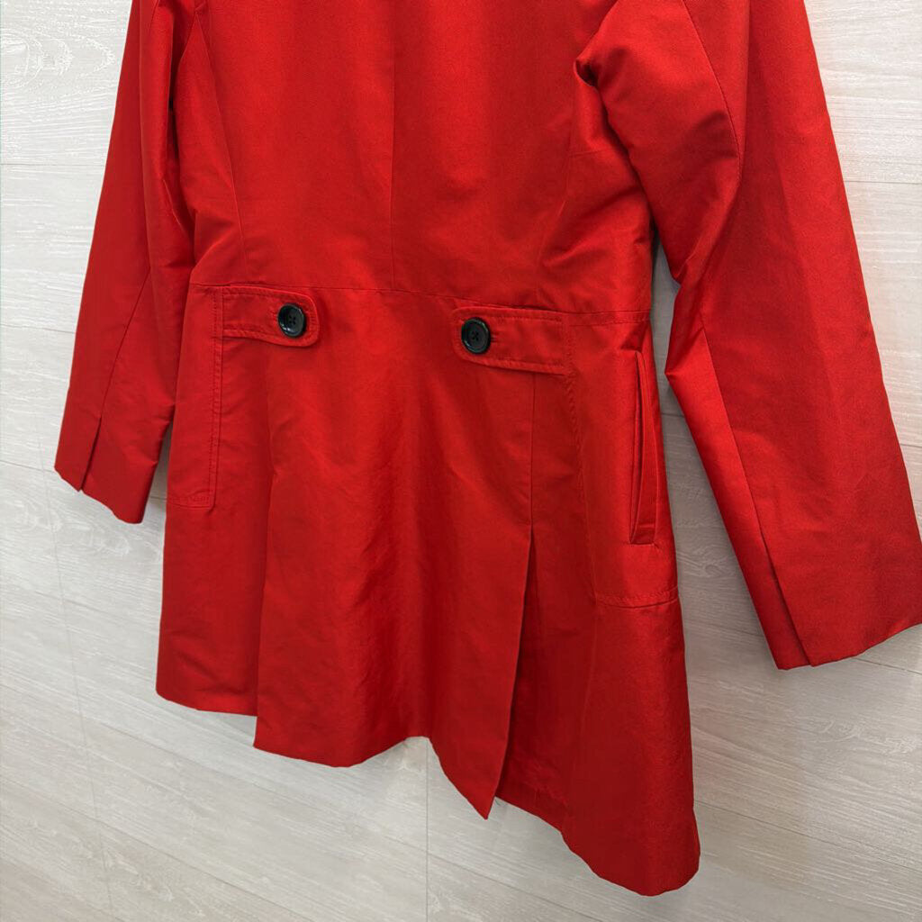 Banana Republic Red Long Jacket Small