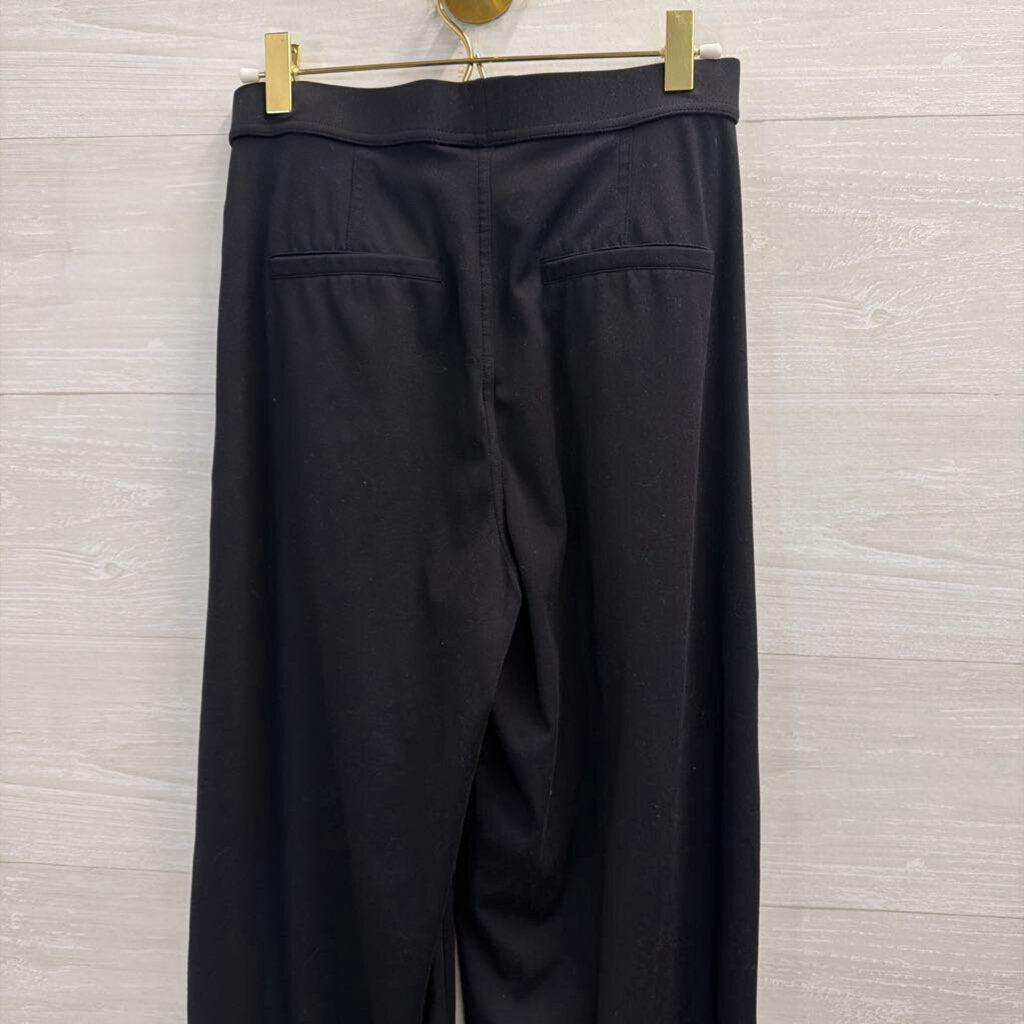 Halara Black Wide Leg Pull On Trouser Pants Small
