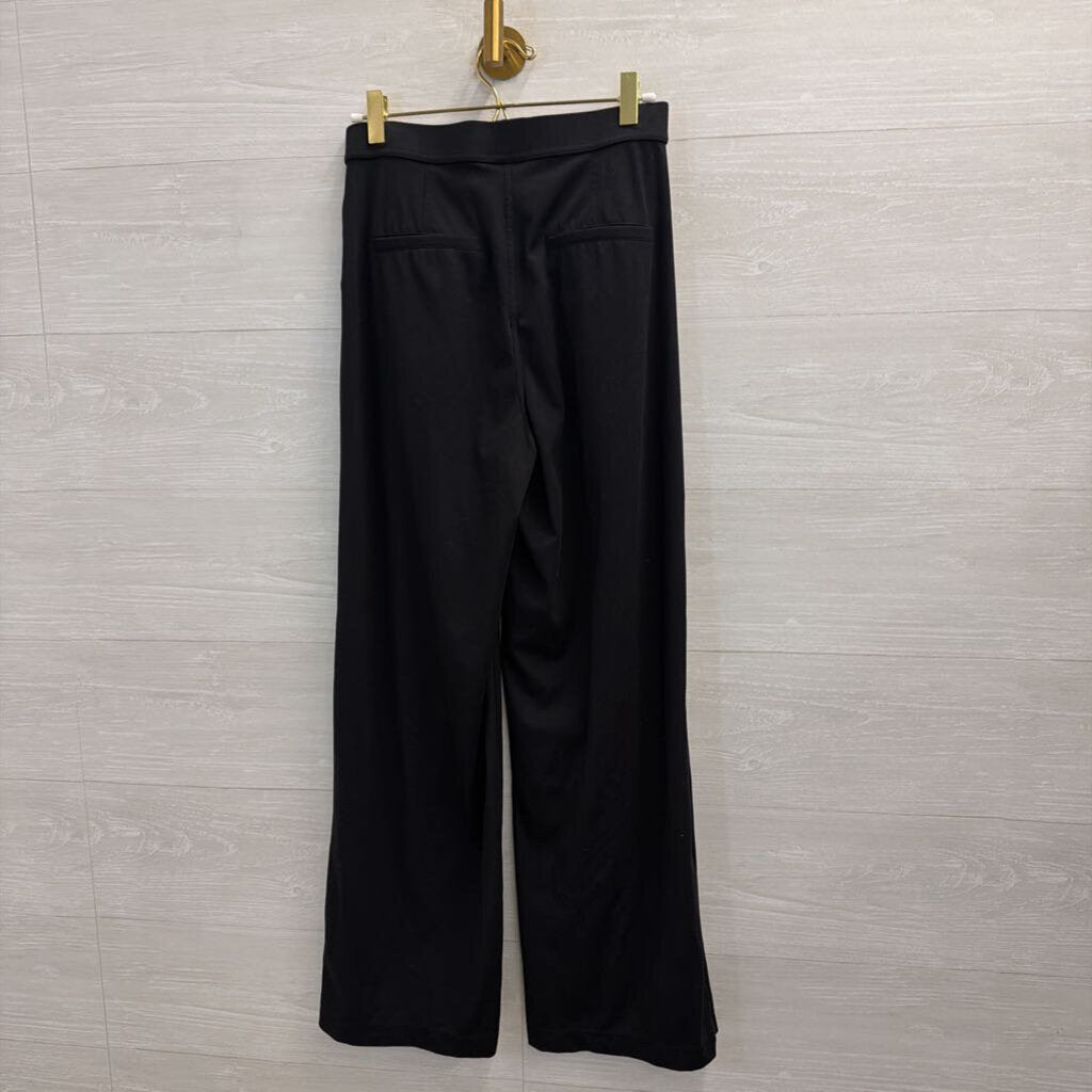 Halara Black Wide Leg Pull On Trouser Pants Small
