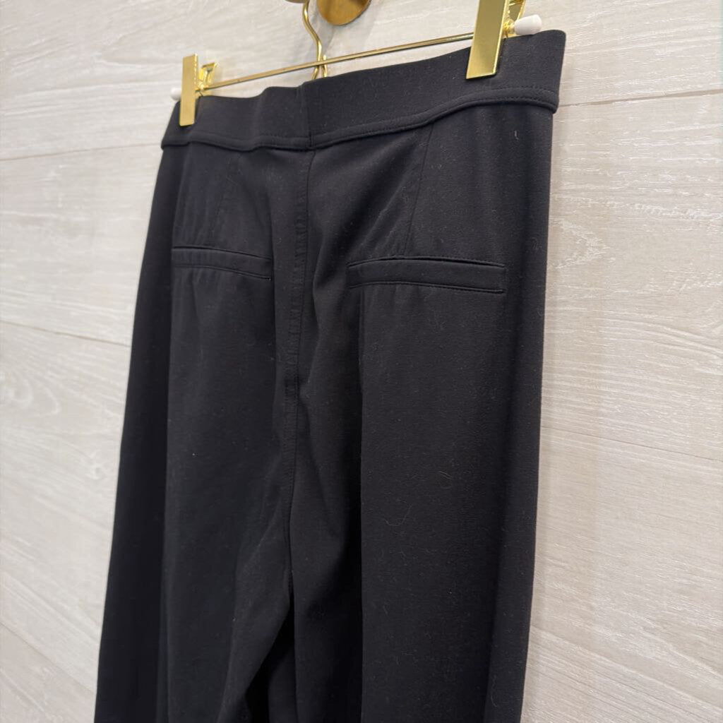 Halara Black Wide Leg Pull On Trouser Pants Small