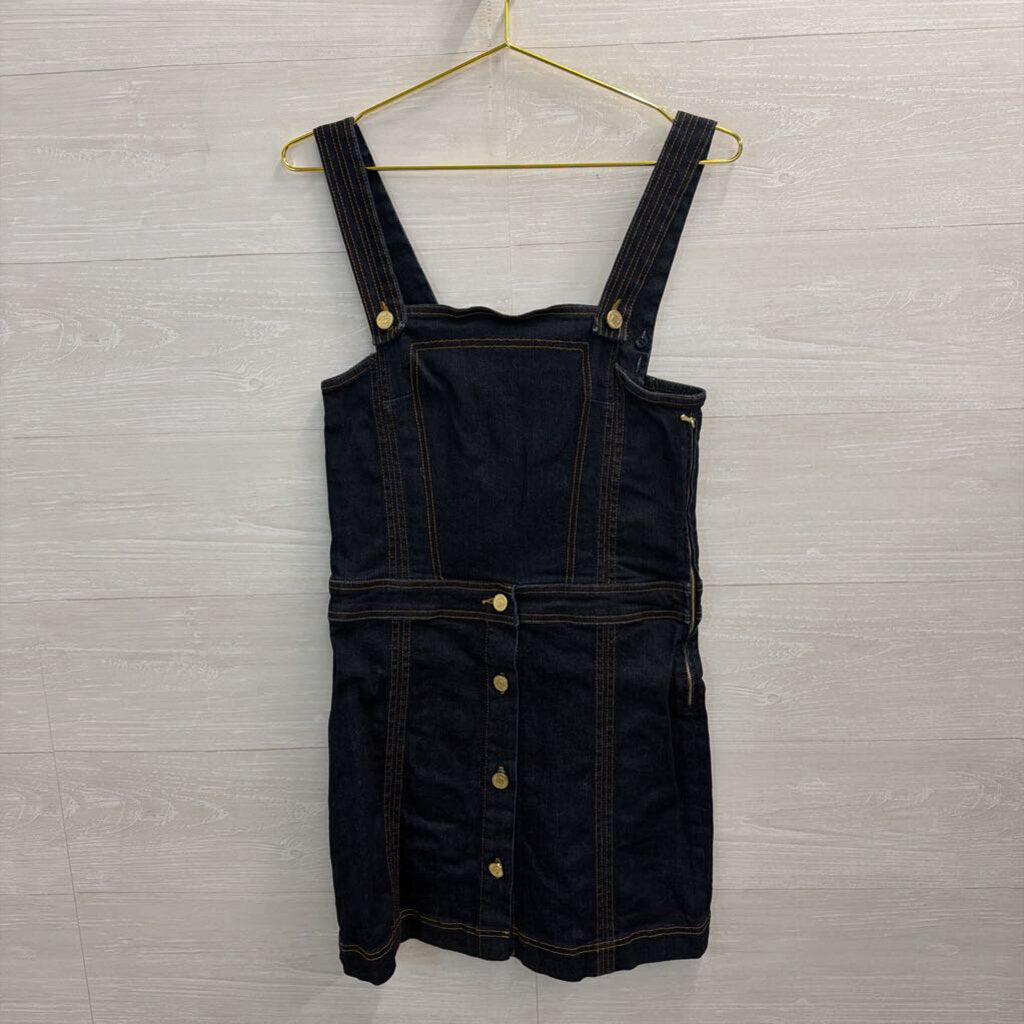 7 For All Mankind Dark Wash Overall Dress Extra Small