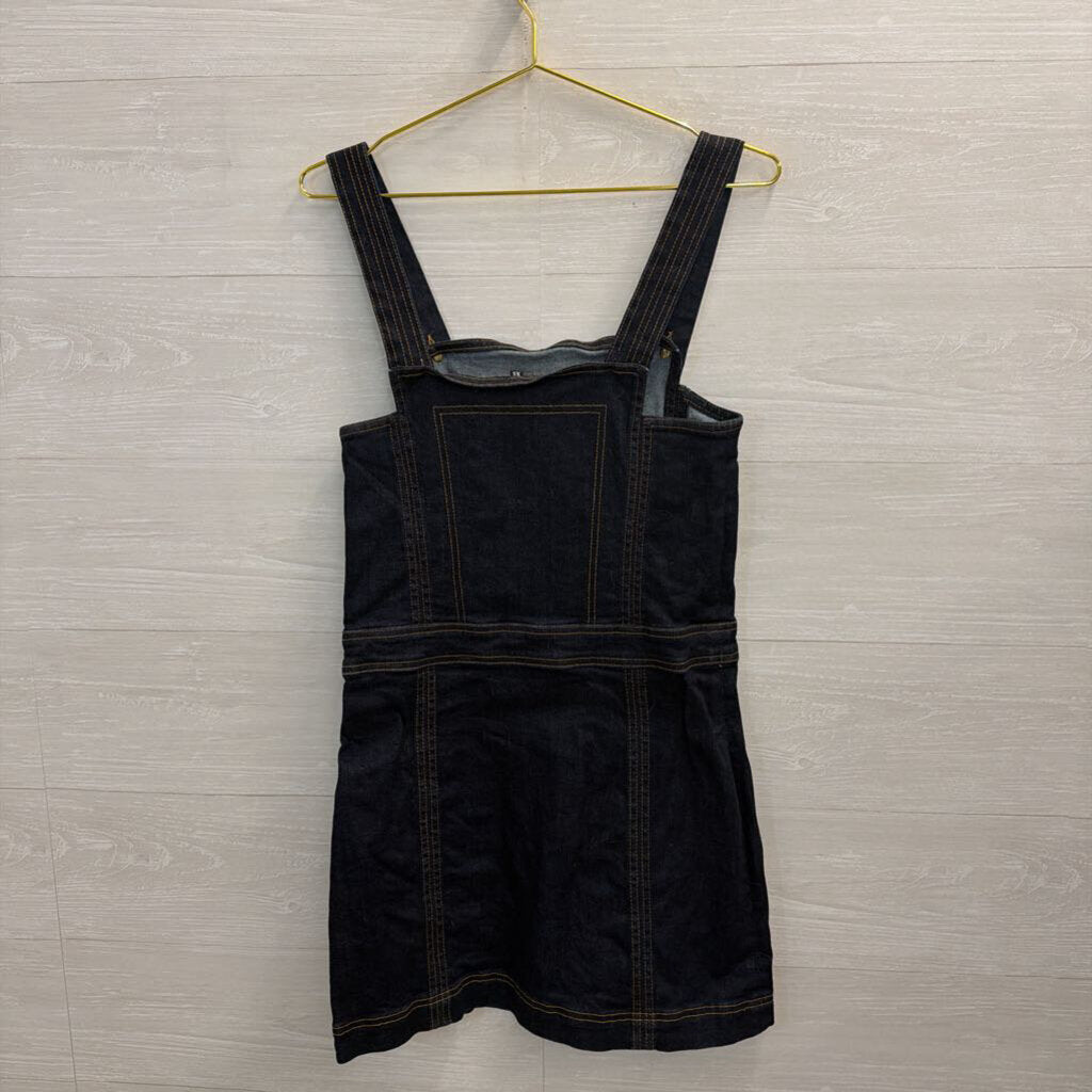 7 For All Mankind Dark Wash Overall Dress Extra Small