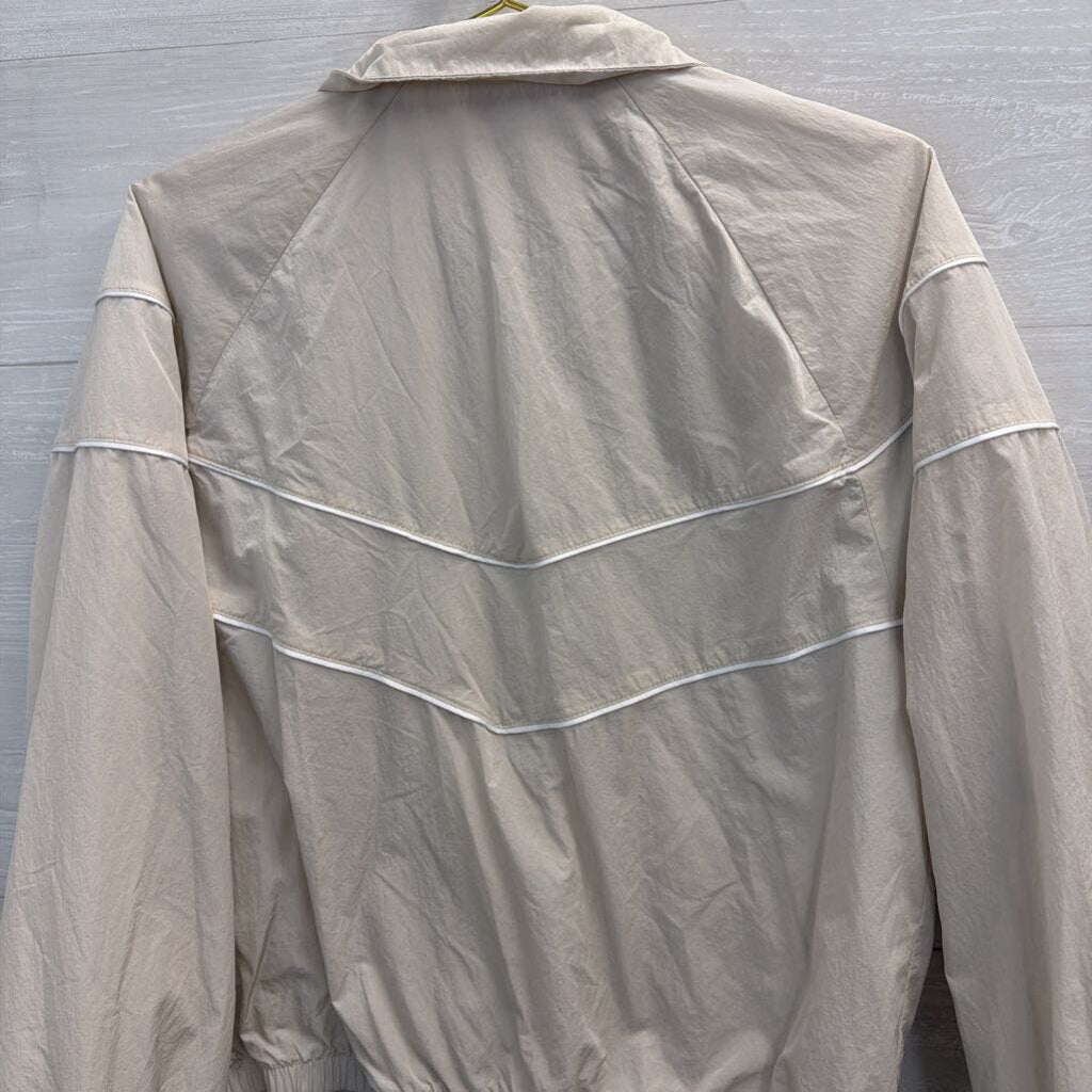 Nike Beige/ White Windrunner Zip Up Jacket Medium