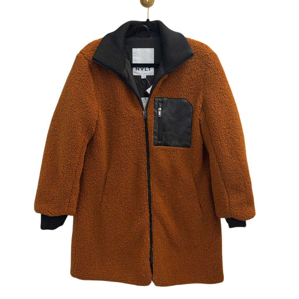 NVLT Brown/ Black Teddy Jacket Medium