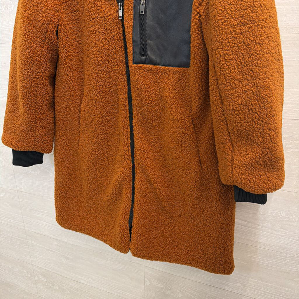 NVLT Brown/ Black Teddy Jacket Medium