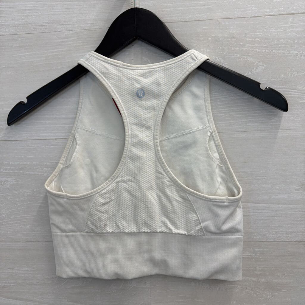 Lululemon White Sports Bra 6