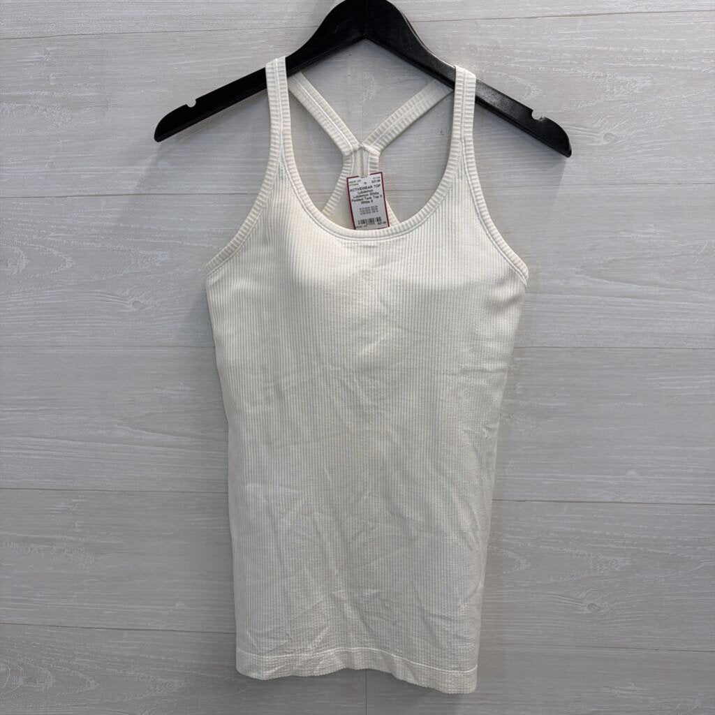 Lululemon White Padded Tank Top 8