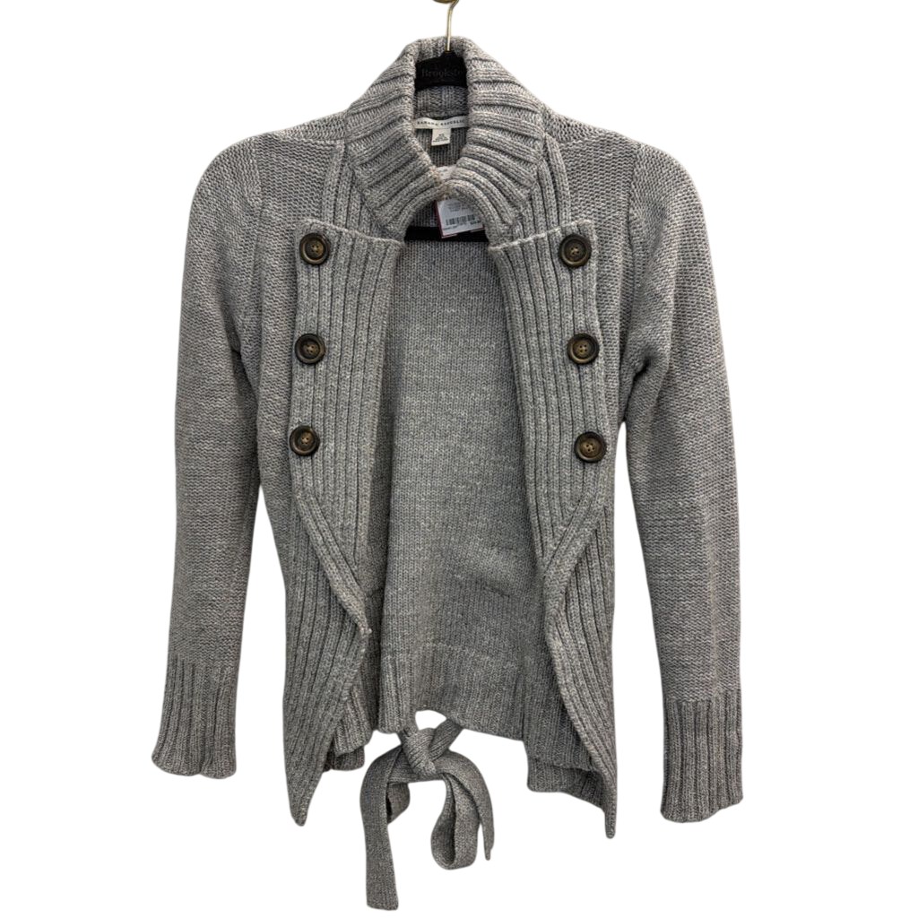 Banana Republic Grey Knit Tie Waist Sweater Extra Small