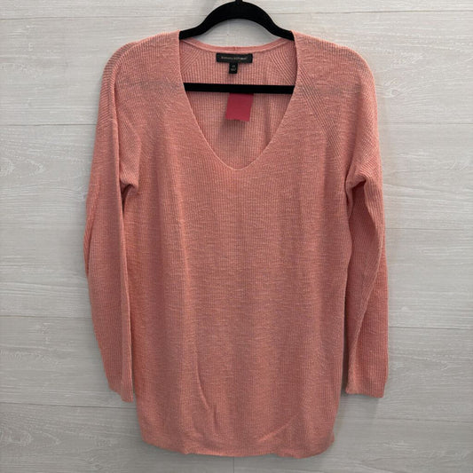 Banana Republic Pink Knit Long Sleeve Top Extra Small