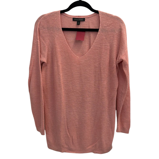 Banana Republic Pink Knit Long Sleeve Top Extra Small