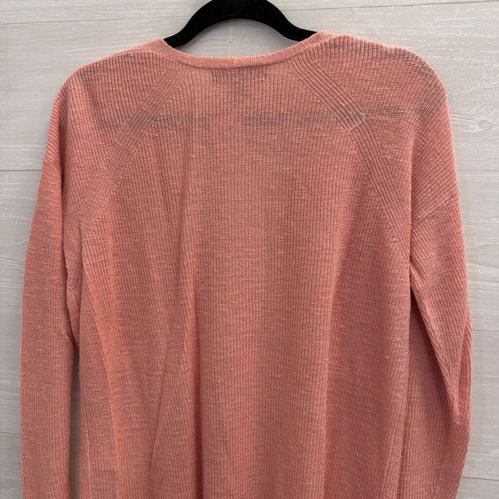 Banana Republic Pink Knit Long Sleeve Top Extra Small