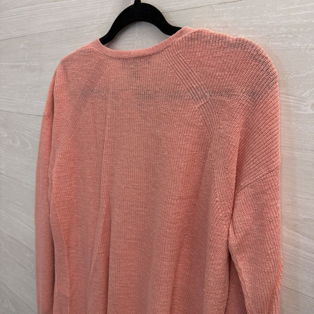 Banana Republic Pink Knit Long Sleeve Top Extra Small
