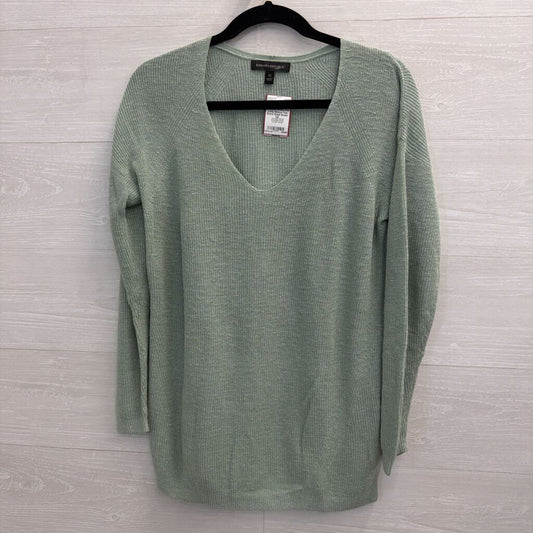 Banana Republic Green Knit Long Sleeve Top Extra Small