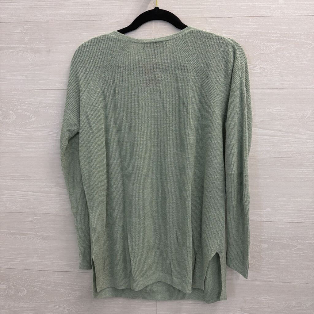 Banana Republic Green Knit Long Sleeve Top Extra Small