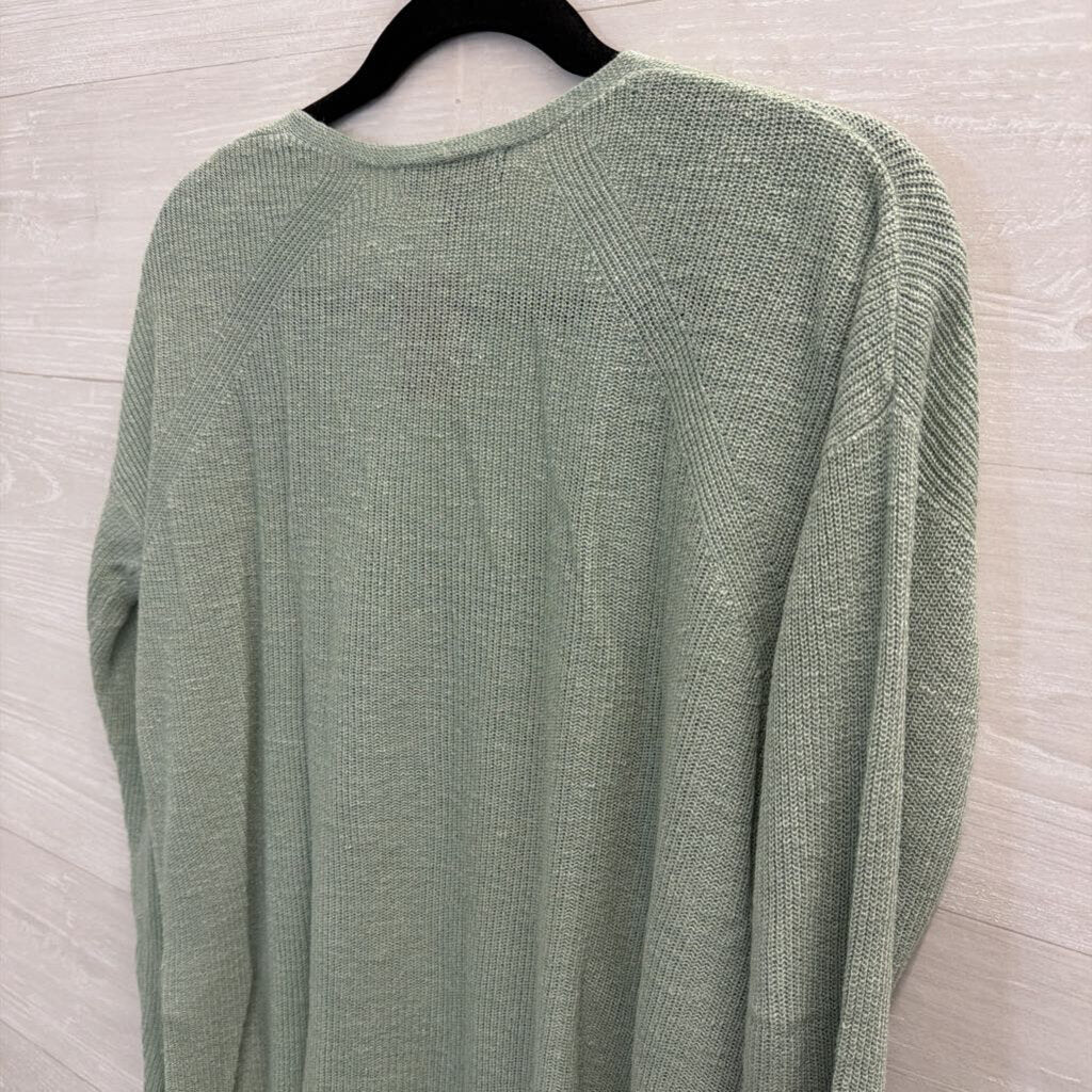 Banana Republic Green Knit Long Sleeve Top Extra Small