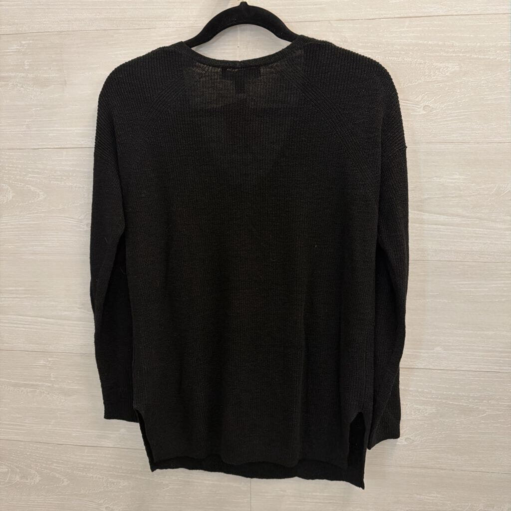 Banana Republic Black Knit Long Sleeve Top Extra Small