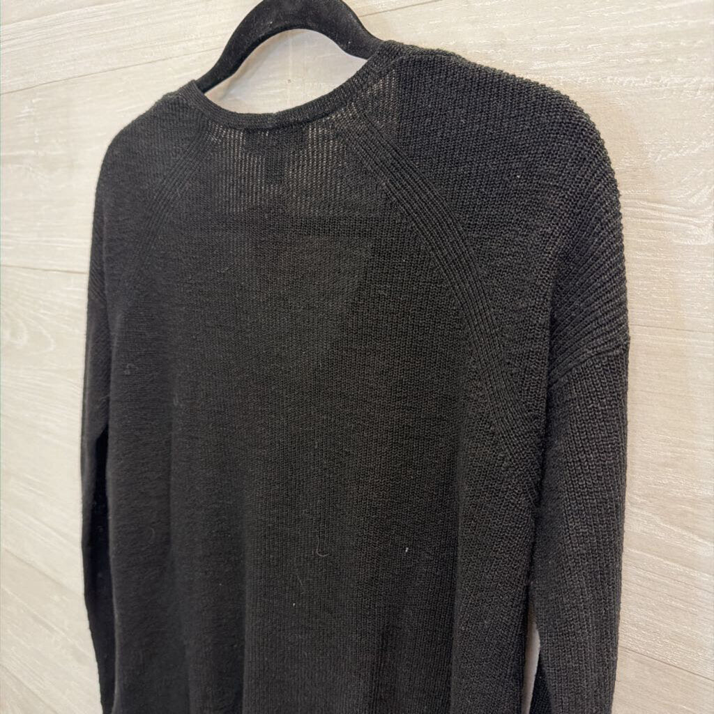 Banana Republic Black Knit Long Sleeve Top Extra Small