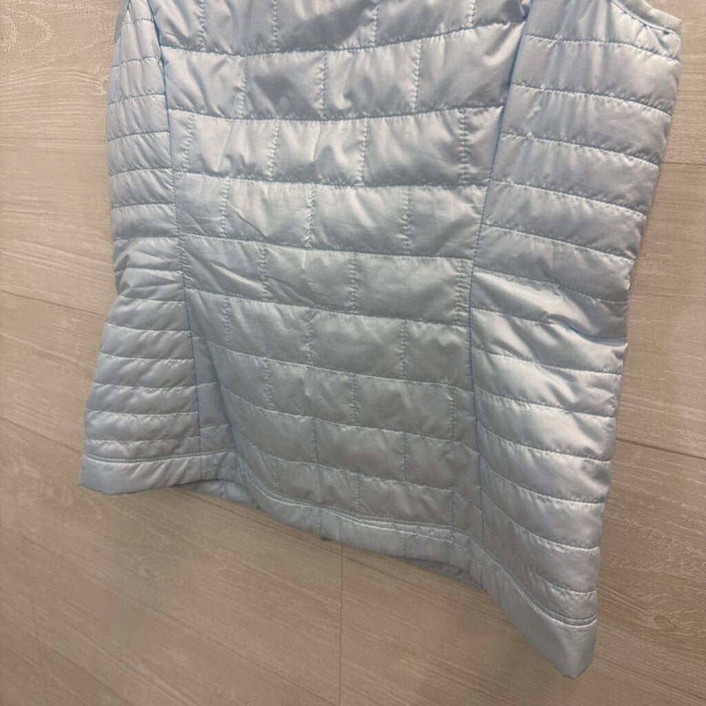 Patagonia Blue Quilted Puffer Zip Up Vest Medium