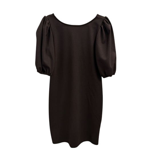 Tash and Sophie Brown Short Puff Sleeve Dress Medium