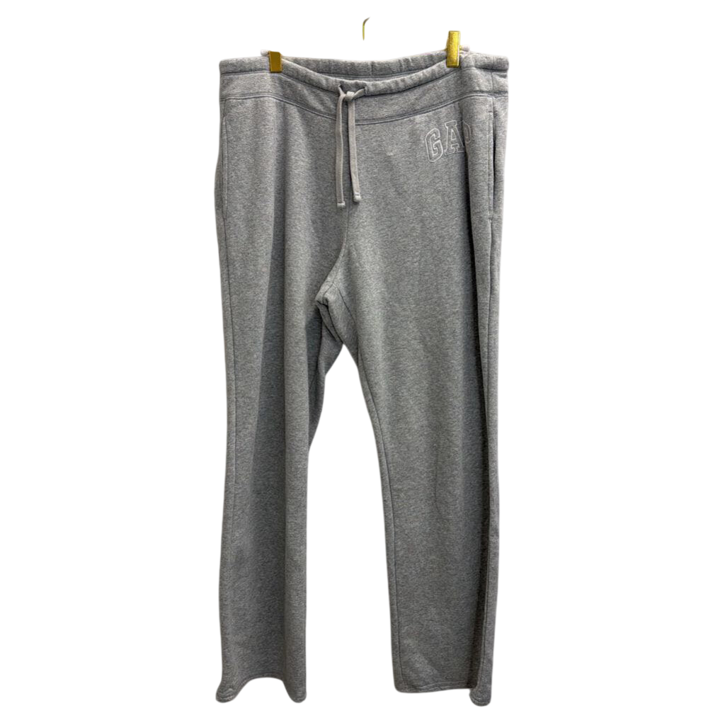 Gap Grey Logo Wide Leg Sweatpants Large