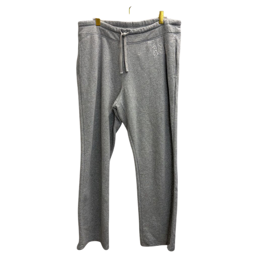 Gap Grey Logo Wide Leg Sweatpants Large