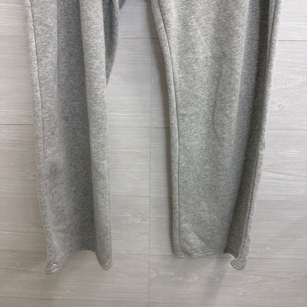 Gap Grey Logo Wide Leg Sweatpants Large
