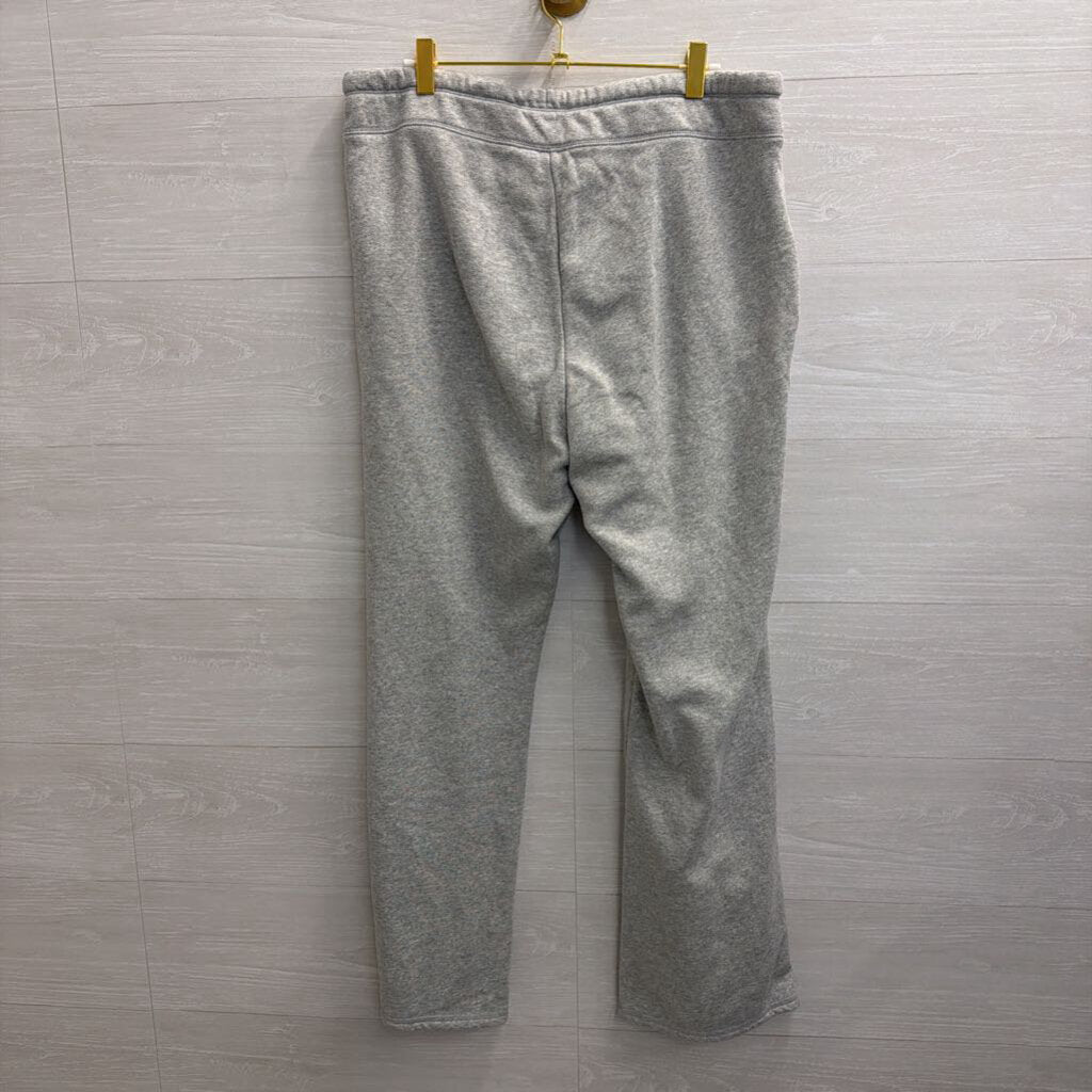 Gap Grey Logo Wide Leg Sweatpants Large