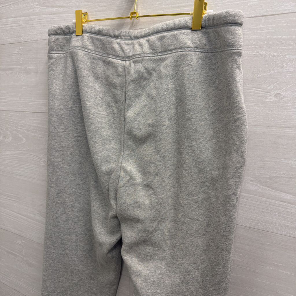 Gap Grey Logo Wide Leg Sweatpants Large