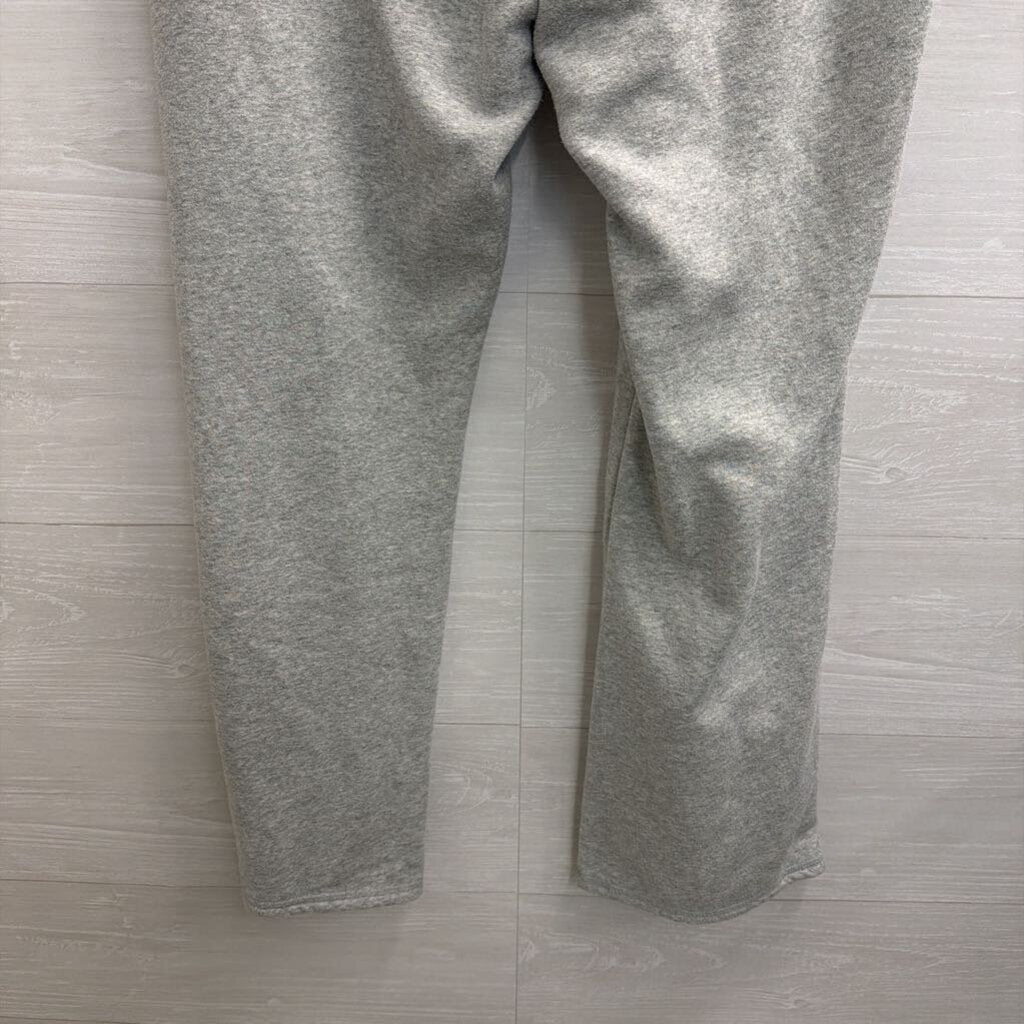 Gap Grey Logo Wide Leg Sweatpants Large