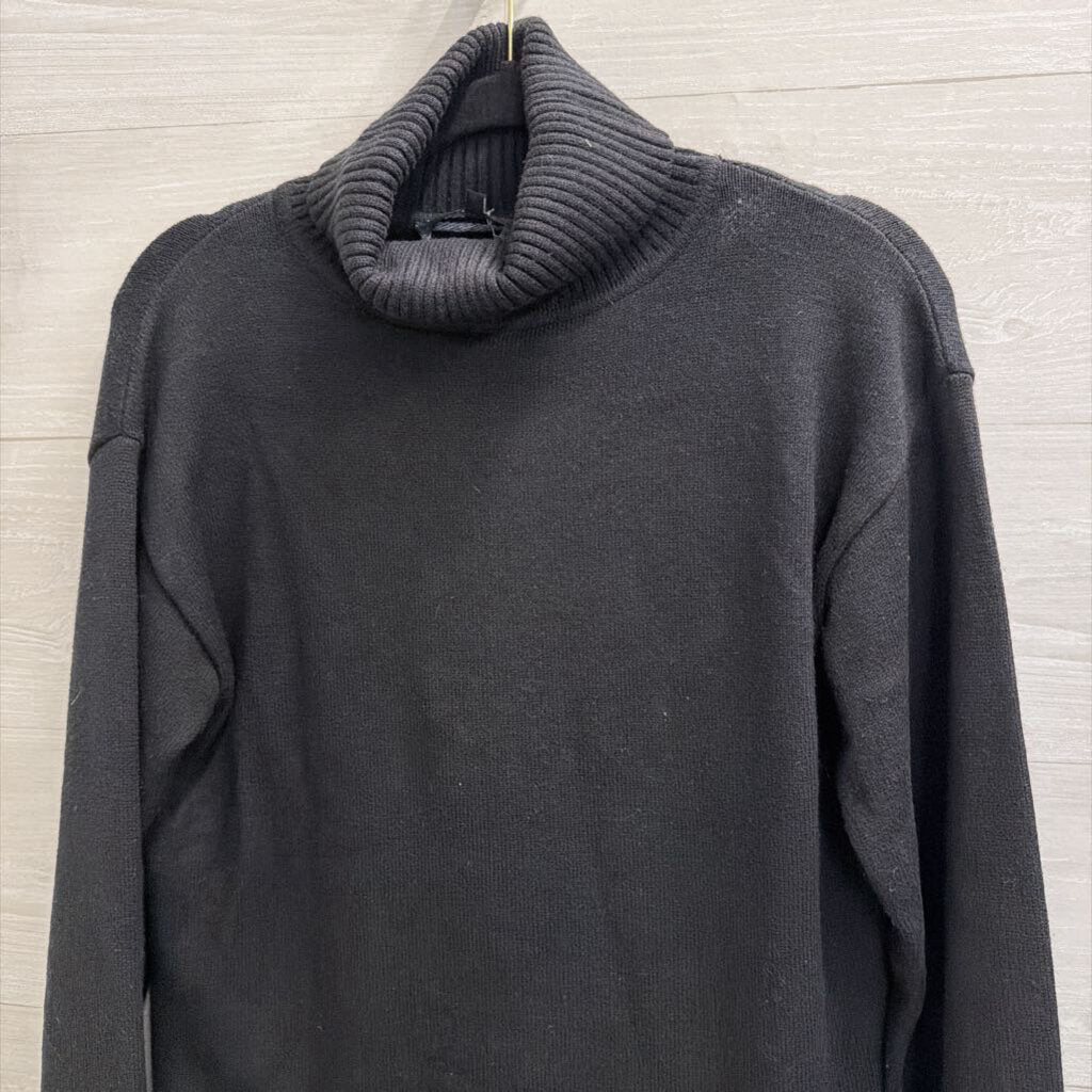 English Factory Black Knit Turtleneck Sweater Extra Small