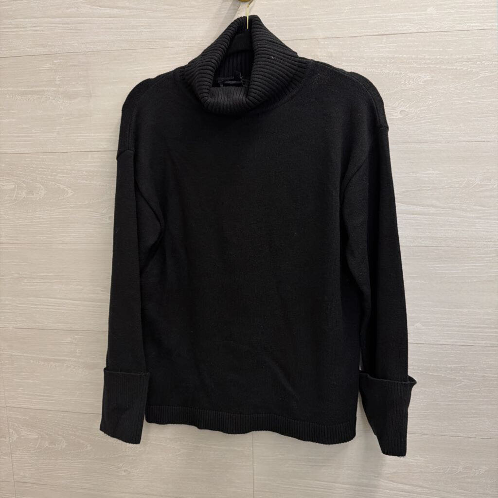 English Factory Black Knit Turtleneck Sweater Extra Small