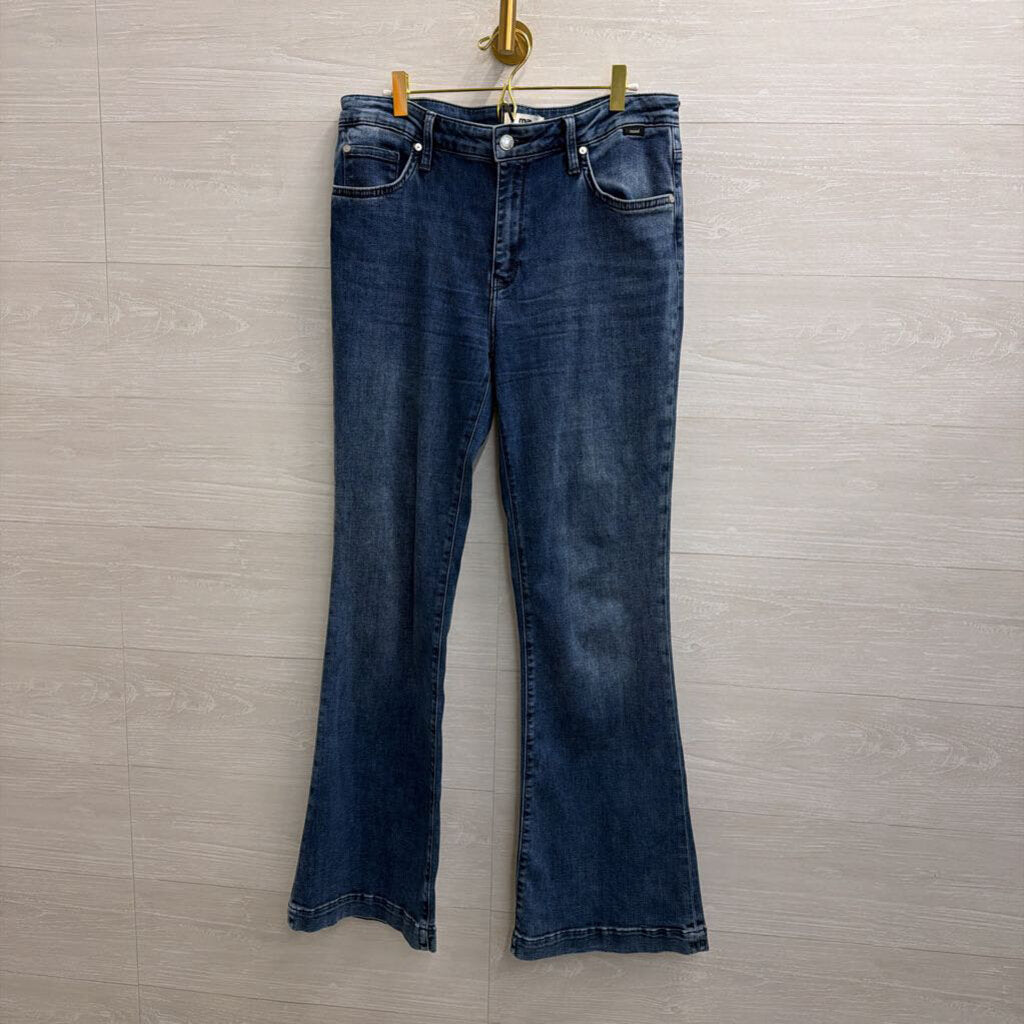 Mavi MEdium Wash Sydney High Rise Flare Jeans 31