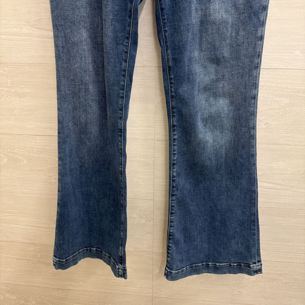 Mavi MEdium Wash Sydney High Rise Flare Jeans 31