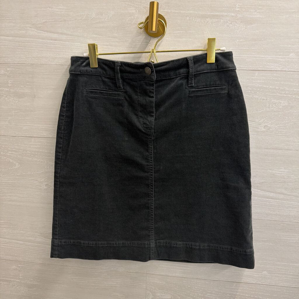 Talbots Grey Corduroy Skirt 2 Petite