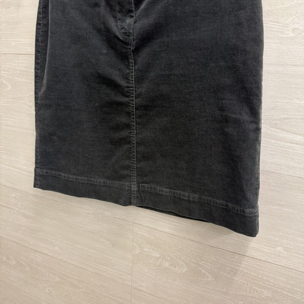 Talbots Grey Corduroy Skirt 2 Petite