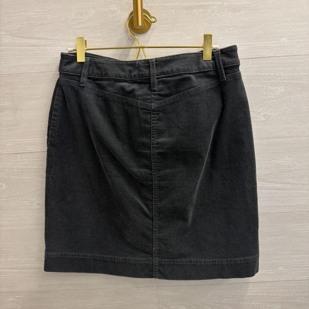 Talbots Grey Corduroy Skirt 2 Petite