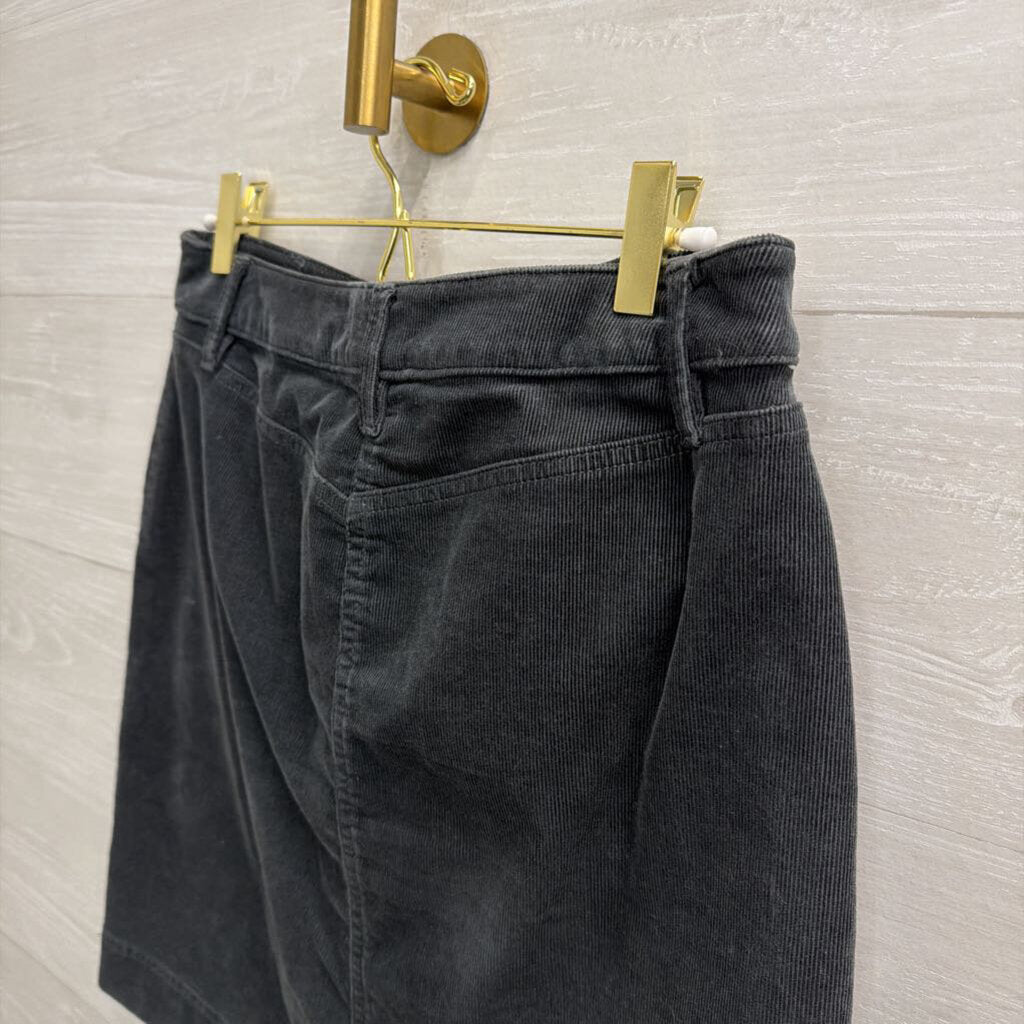Talbots Grey Corduroy Skirt 2 Petite