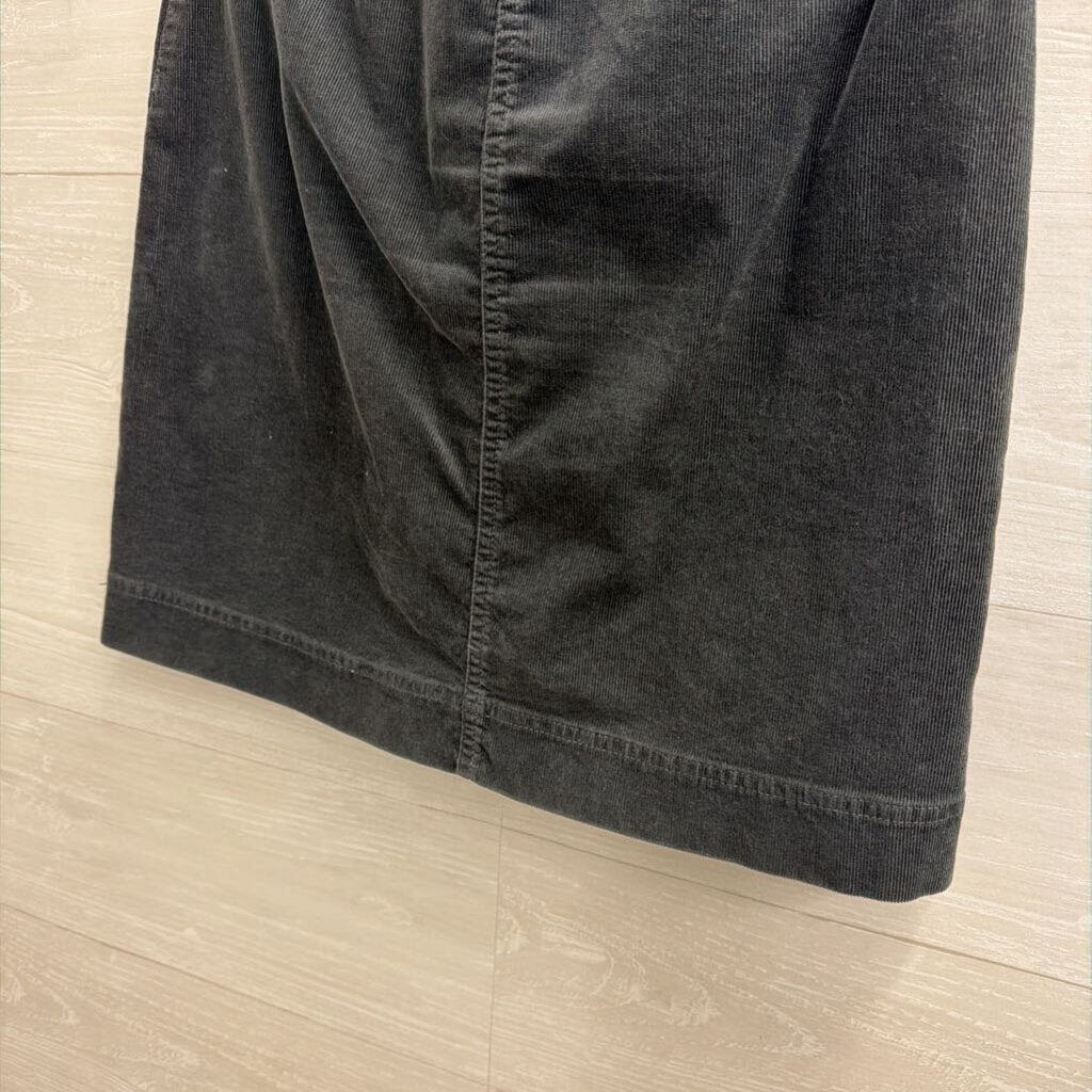 Talbots Grey Corduroy Skirt 2 Petite