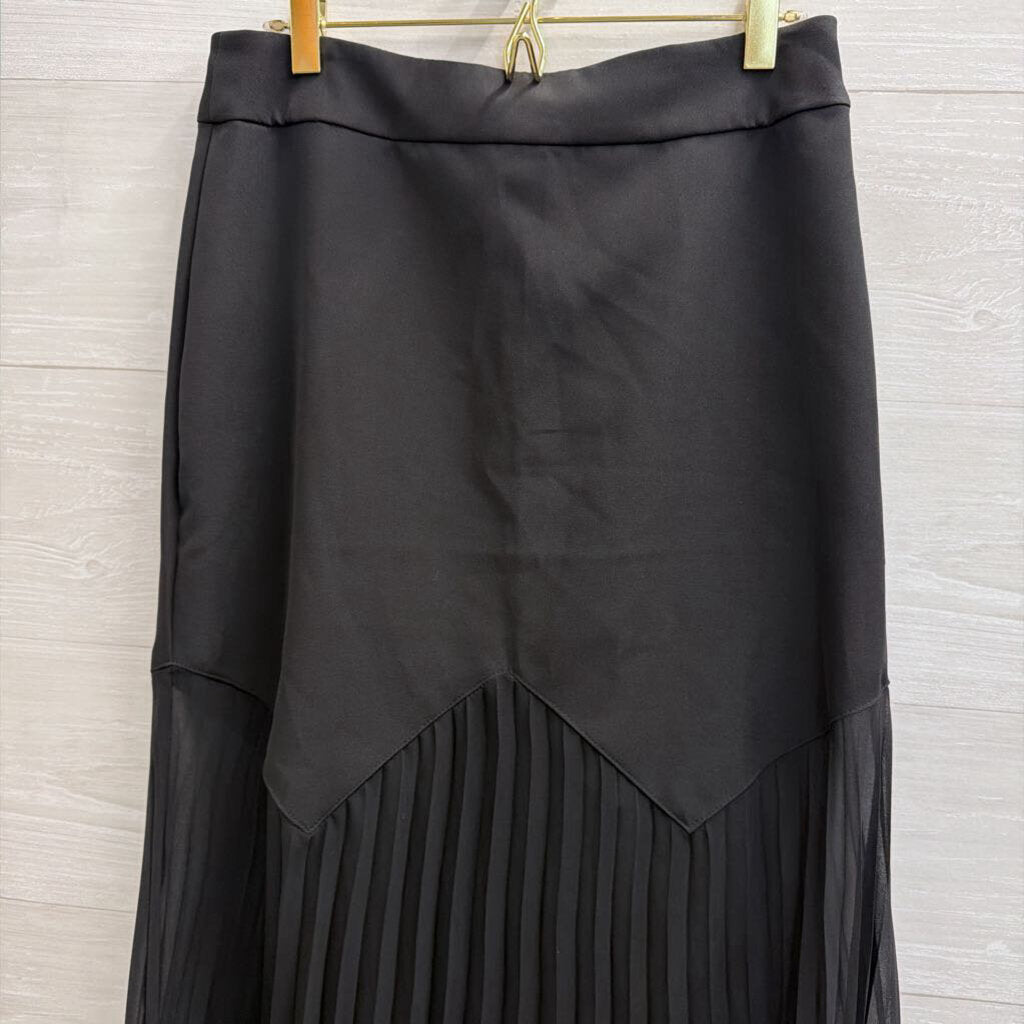 NY and C Black Sheer Bottom Maxi Skirt Small