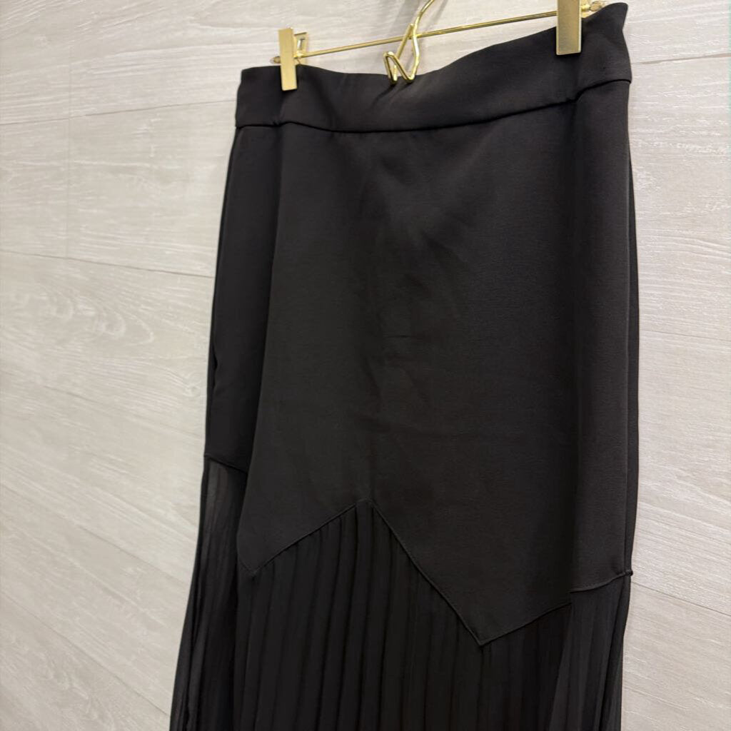 NY and C Black Sheer Bottom Maxi Skirt Small
