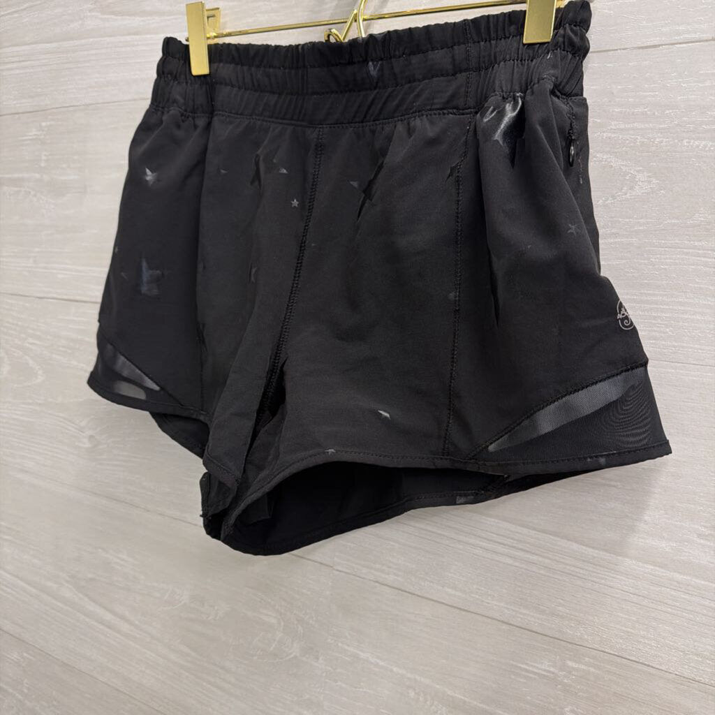 AS Revival Black Star Print Athletic Shorts Small