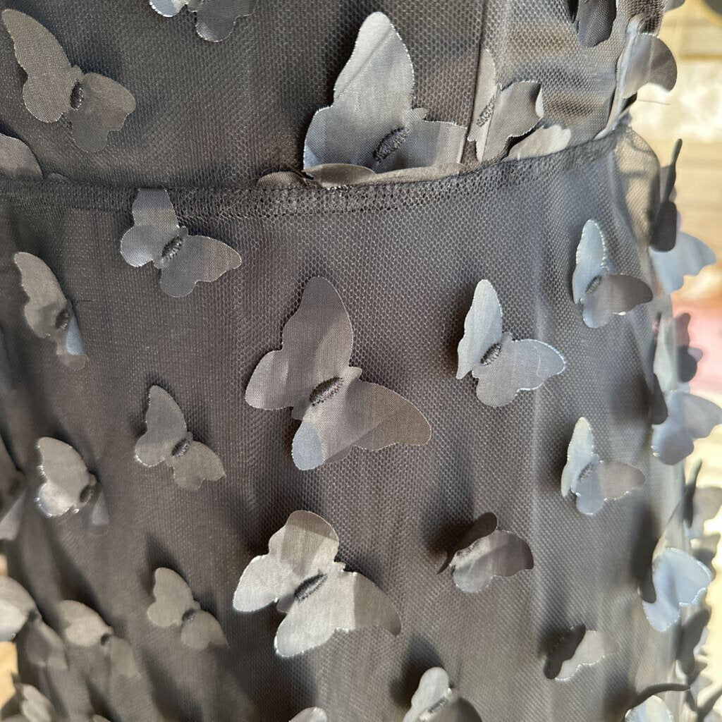 Betsey Johnson Mesh Butterfly Dress Extra Large
