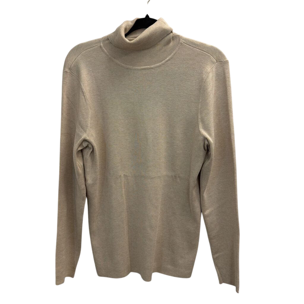 Chico's Brown Ribbed Knit Turtleneck Top 2