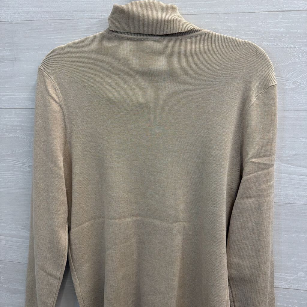 Chico's Brown Ribbed Knit Turtleneck Top 2