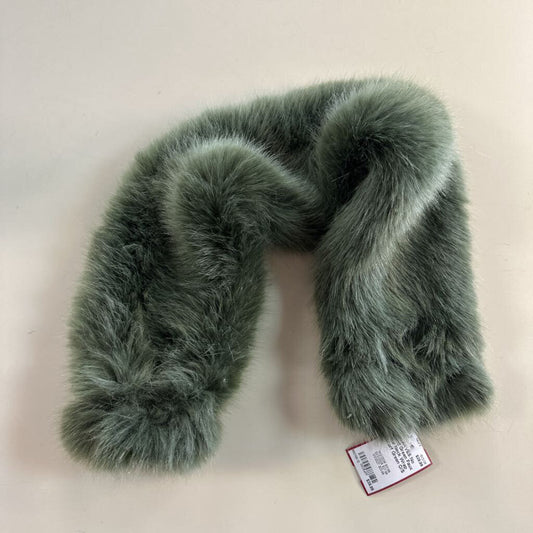 Green Faux Fur Neck Wrap Scarf