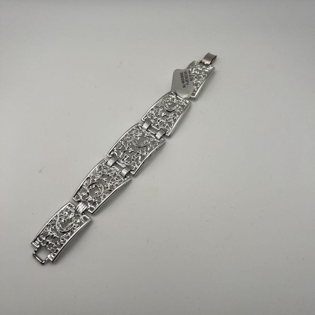 Silver Swirl Bracelet