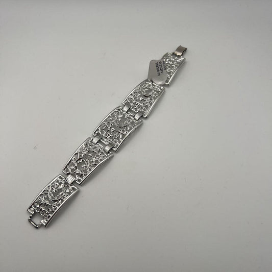 Silver Swirl Bracelet