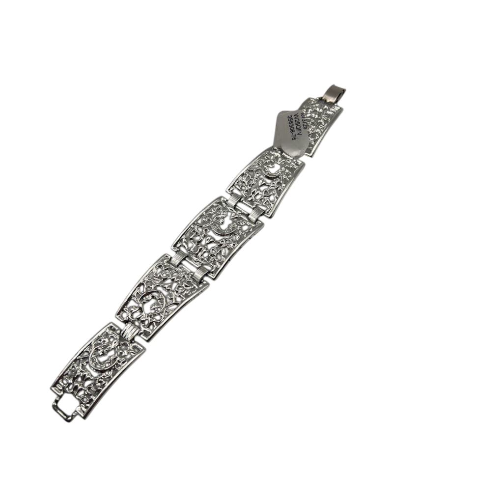 Silver Swirl Bracelet