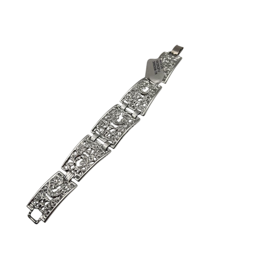 Silver Swirl Bracelet