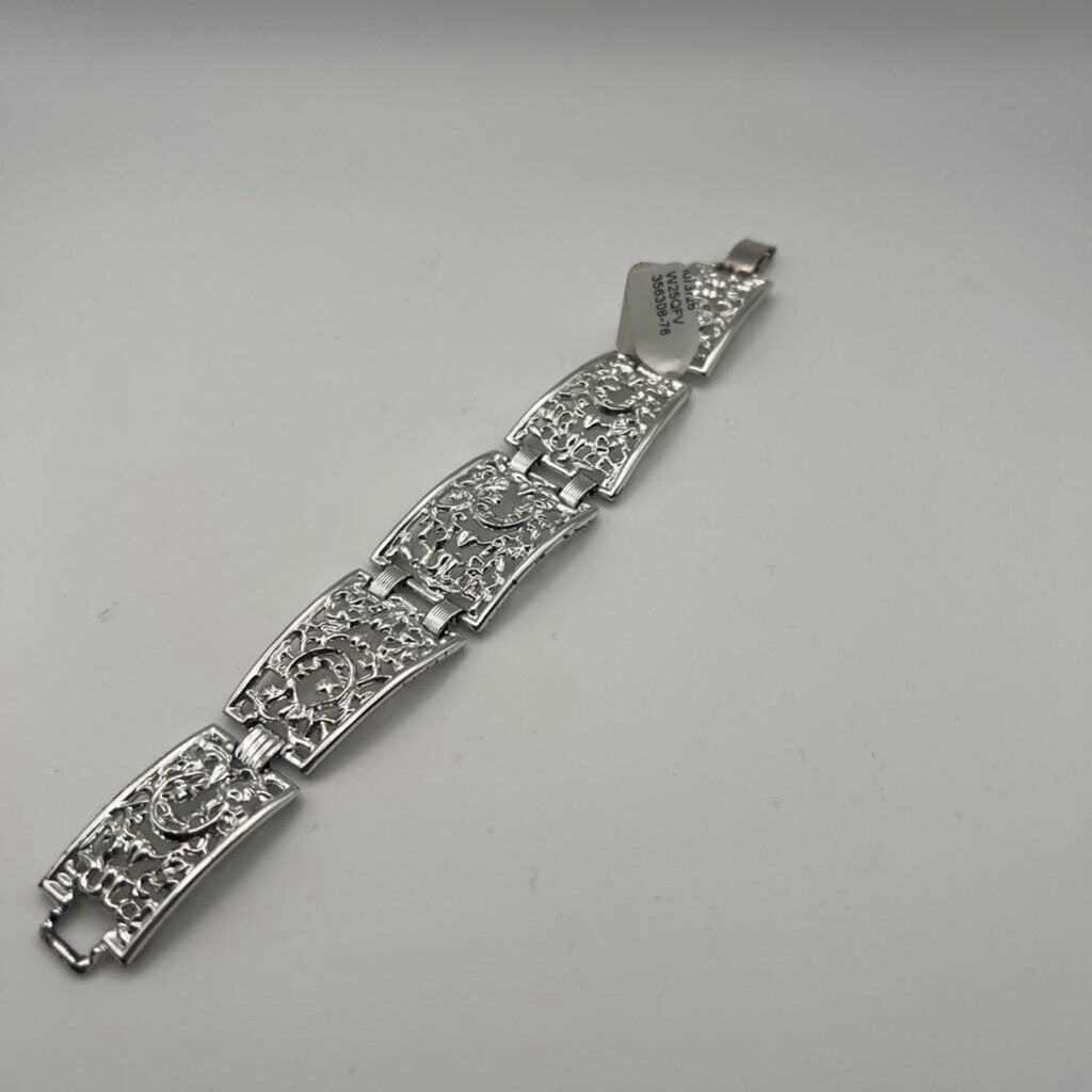 Silver Swirl Bracelet